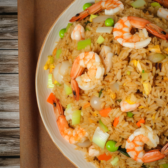 Fried Rice with Seafood